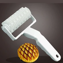 Выпечки Пластик Rolling протяжки пирог Пицца нож для выпечки тиснение для раскатки теста процесс домашняя Выпечка инструменты