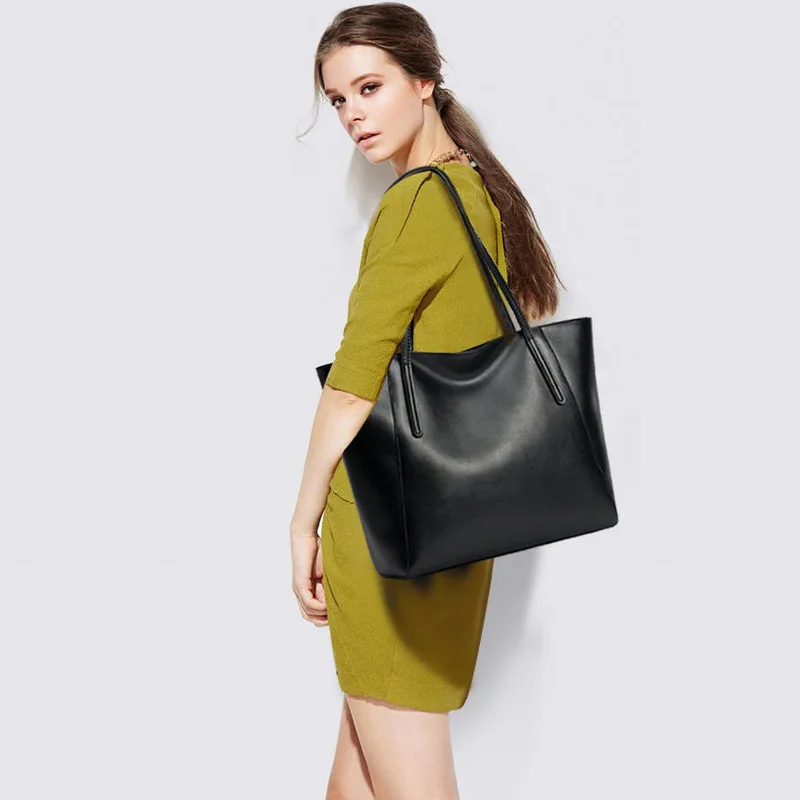 DIENQI, высокое качество, женская сумка из натуральной кожи, женские большие сумки через плечо, женские сумки, черные сумки с верхней ручкой