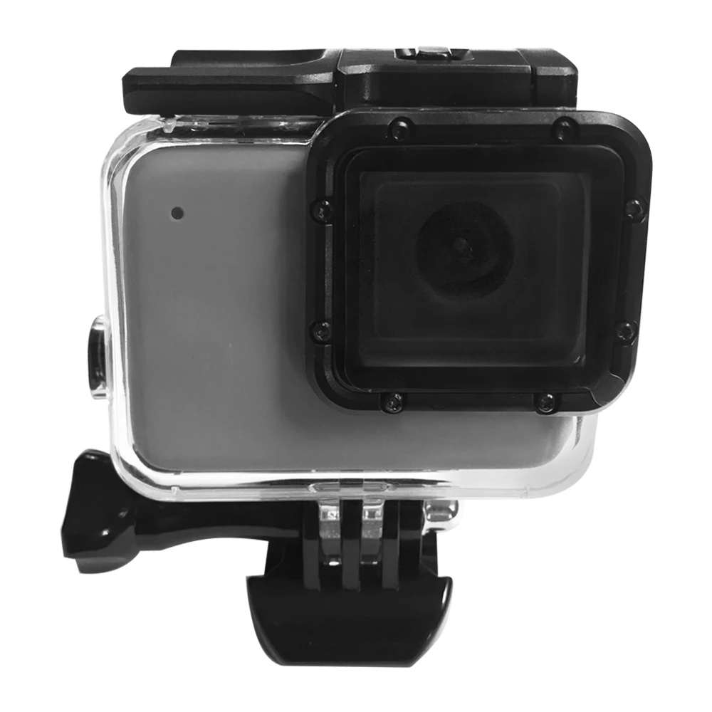 

TELESIN 30M Underwater Housing Waterproof Case + Touchable Cover for GoPro Hero 7 White Hero 7 Silver