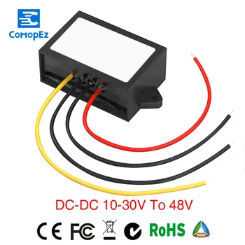 

DC/DC Step-up Converter 10-30v to 48v 1A2A Waterproof Control Power Supply Car Module Low Heat Auto Protection inverter converte