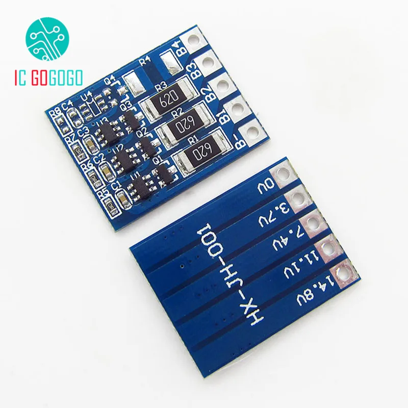 

3S 11.1V 12.6V 4.2V 66mA 18650 Lithium Battery Balance Board Charge Charging Balanced Function Polymer Li-ion Lipo Module BMS