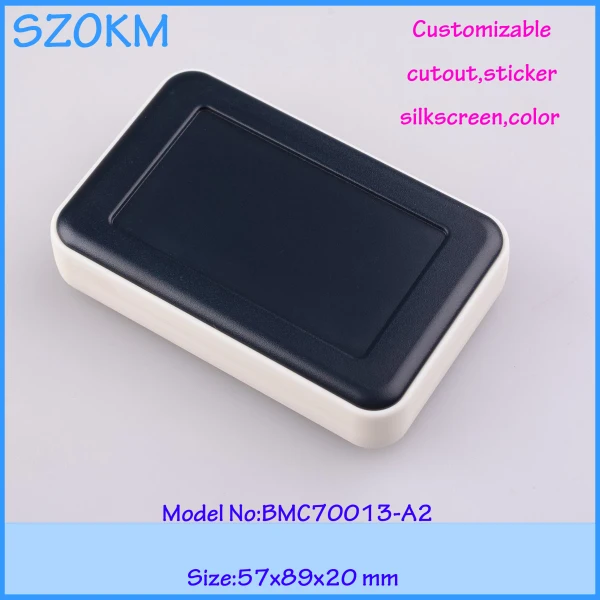 2 pcs lot plastic enclosure box szomk plastic box electronics project box enclosure 57x89x20 mm