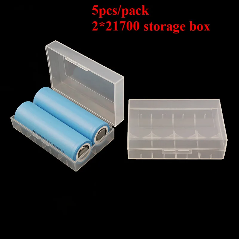 

5pcs/pack 21700 battery case holder for 2*21700 Battery storage box protected case with free shipping