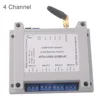 4 Channel Relay Module SMS Call Controller GSM Remote Control Switch GSM Gate Opener SIM800C STM32F103CBT6 5-12V 2G ► Photo 1/6