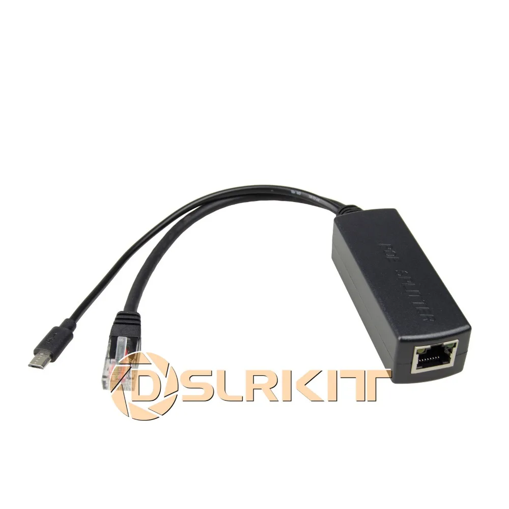 DSLRKIT гигабитный активный сплиттер PoE 5V Micro USB Jetson Nano Raspberry Pi 3B+ 3B Plus