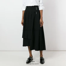 27-44 Женская и мужская одежда GD стилист волос Модные свободные брюки складные кюлоты плюс размер костюмы