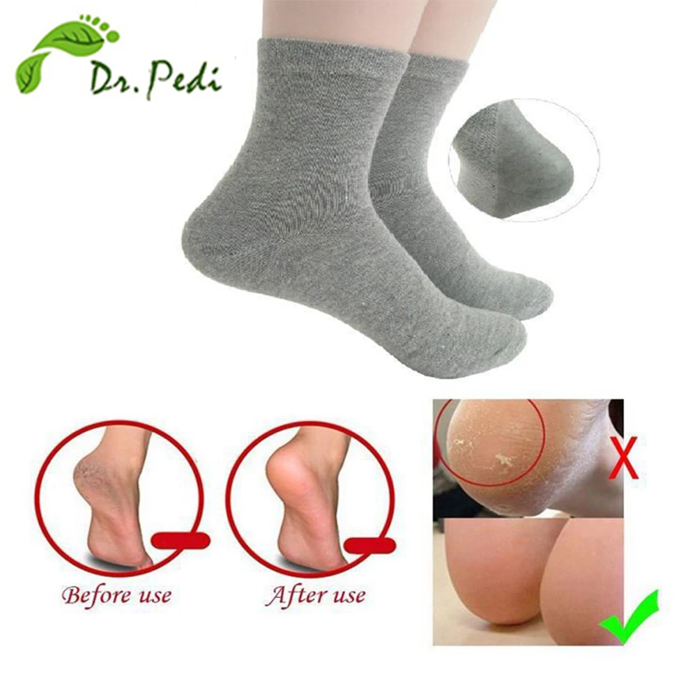 Gel Heel Socks For Pedicure Moisturizes Cracked dry Heels Mask Pedicure
