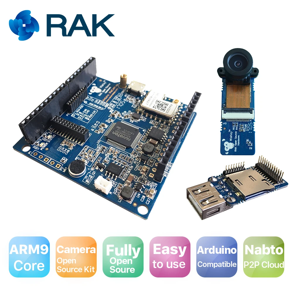 Wiscam видео с открытым исходным кодом аппаратный модуль IoT WiFi Камера Mbed USB Arduino FPV/IoT