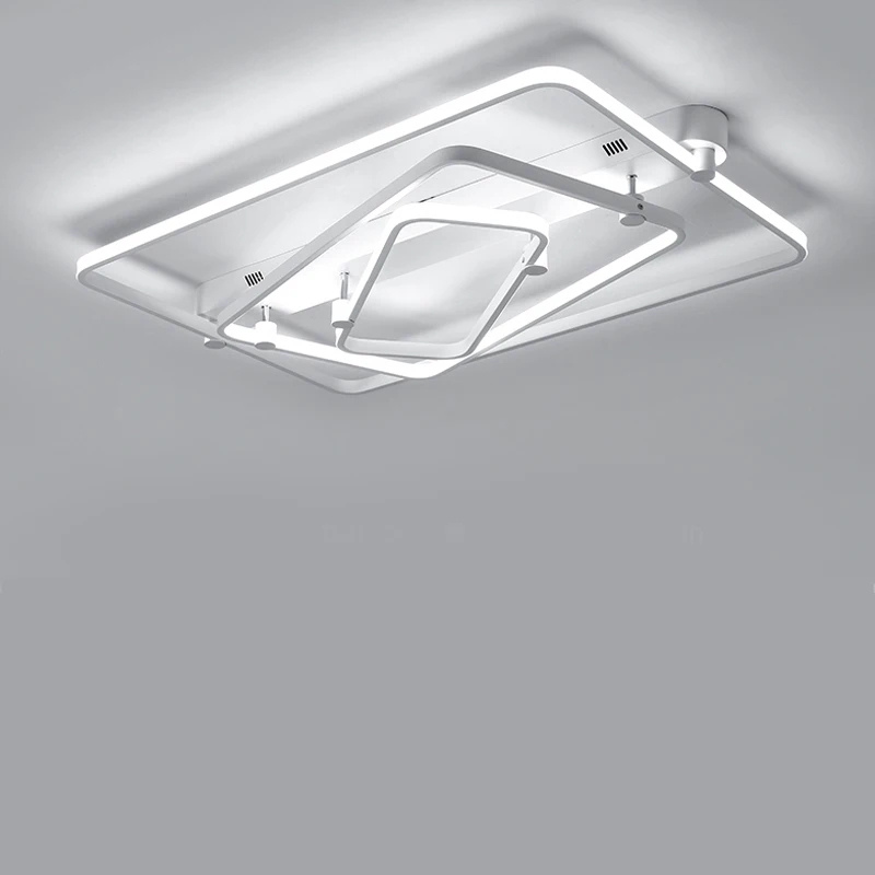 

Acrylic Modern Home LED Ceiling Lights for Living Room Bedroom Ceiling Lamps Indoor Lighting fixtures Square Design Overlapping