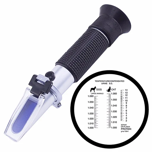 Clinical Pet Animal Dog and Cat Refractometer RHC 300 ATC Blood Protein