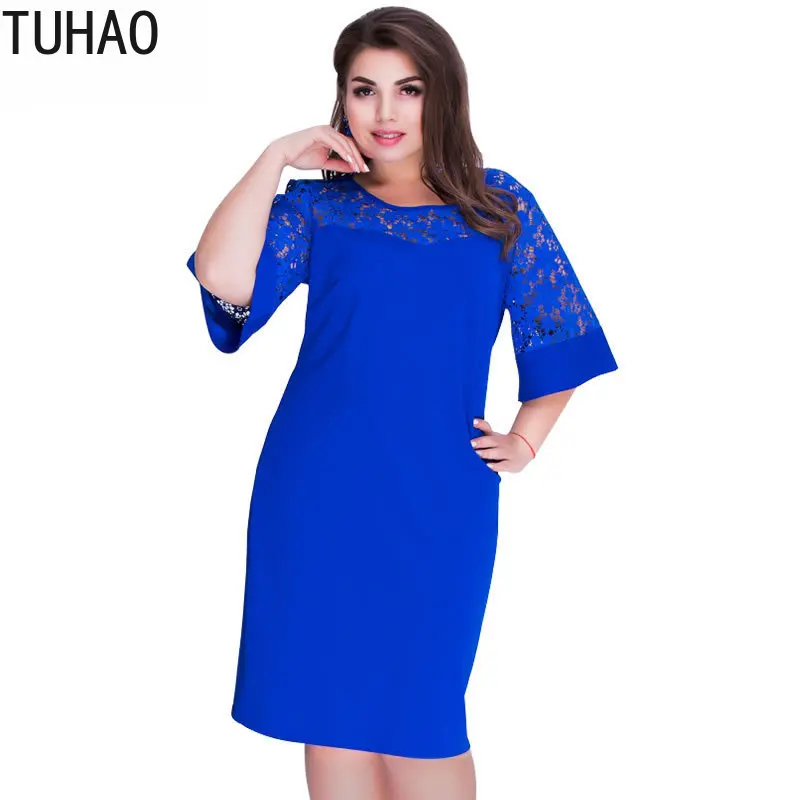 Платье женское кружевное свободное размеры до 6XL 5XL 4XL|Платья| |