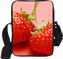 Berühmte Marke Design frauen Messenger Bags 3D obstsalat Schulter taschen Mujer Dame Lebensmittel Kleine Tasche Cross Body Taschen Für mädchen
