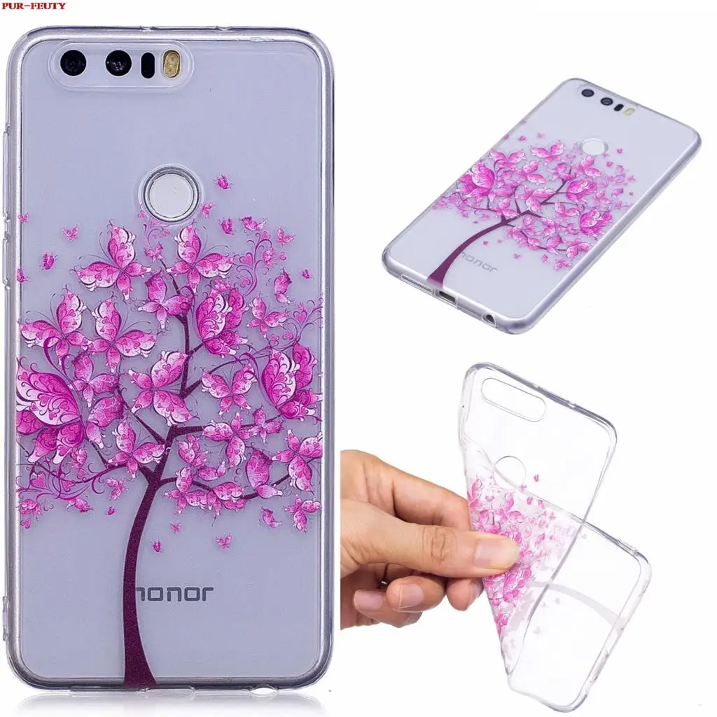

Soft TPU Case for Huawei Honor 8 FRD-L09 FRD-L19 Cute Painted Silicone Back Cover for Huawei Honor8 FRD L09 L19 AL10 Phone Cases