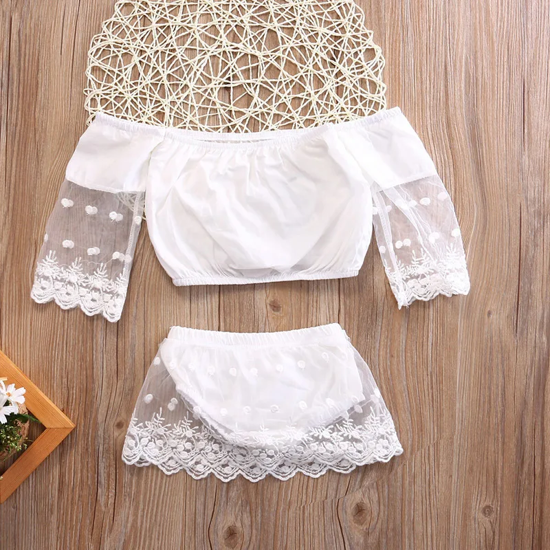 Bebe Fille Vetements D Ete Marque Enfants Vetements Bebe Fille Vetements Ensemble Dentelle Blouse Shorts 2 Pcs Vetements Pour Bebes Chine Aliexpress