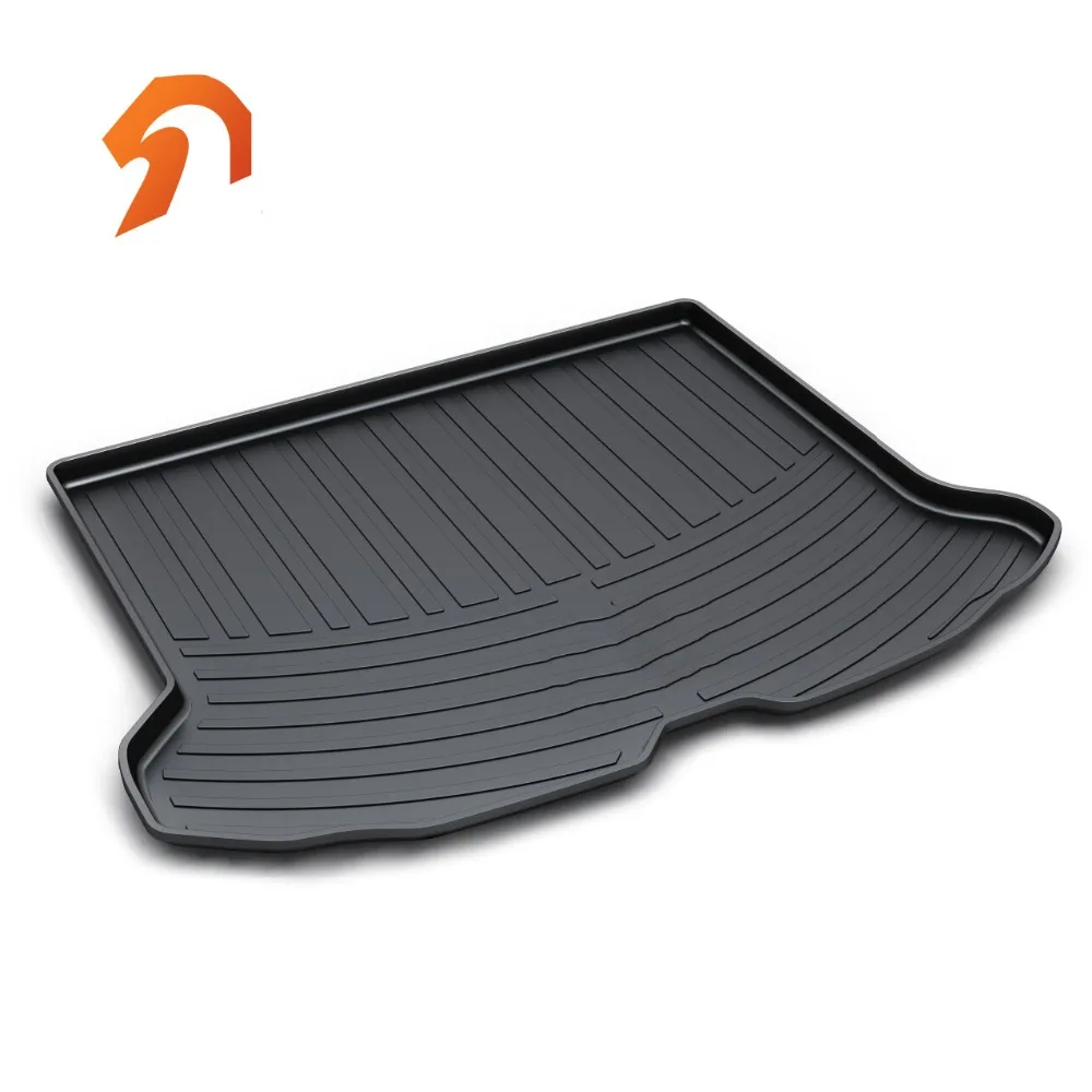 Rubber Rear Trunk Cover Cargo Liner Trunk Tray Floor Mats For Volvo