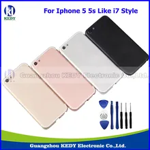 Great Original Replacement Parts for iPhone 5 5s 4.0″ Metal Back Housing Battery Door Cover Assembly Like i7 Mini Style + Tools