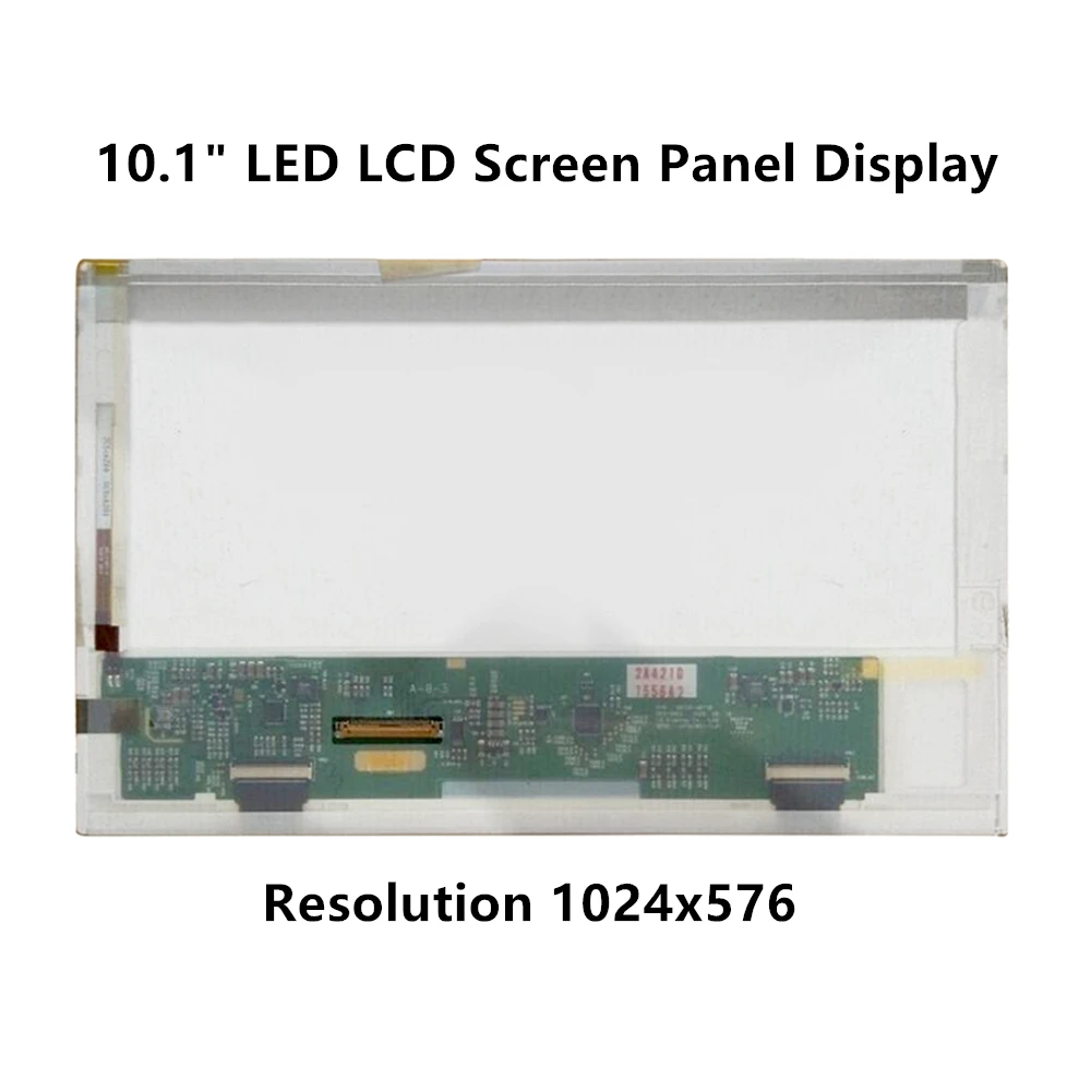 

FTDLCD 10.1" LED LCD Screen Panel Laptop Display For HSD101PFW1-A00 CLAA101NA0ACG N101N6-L02 B101AW01 V.0 1024X576 40 PIN