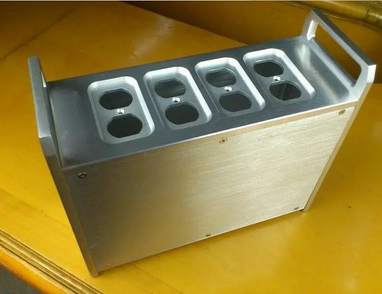 WANBO Audio SL3011 полностью алюминиевый серебристый чехол с усилителем/чехол