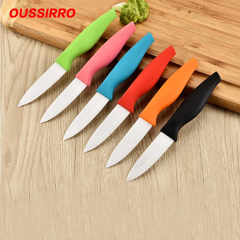

1 PCS Mini Ceramic Peeler Fruit Knife 3 Inch Sharp Healthy And Environmentally Friendly color random