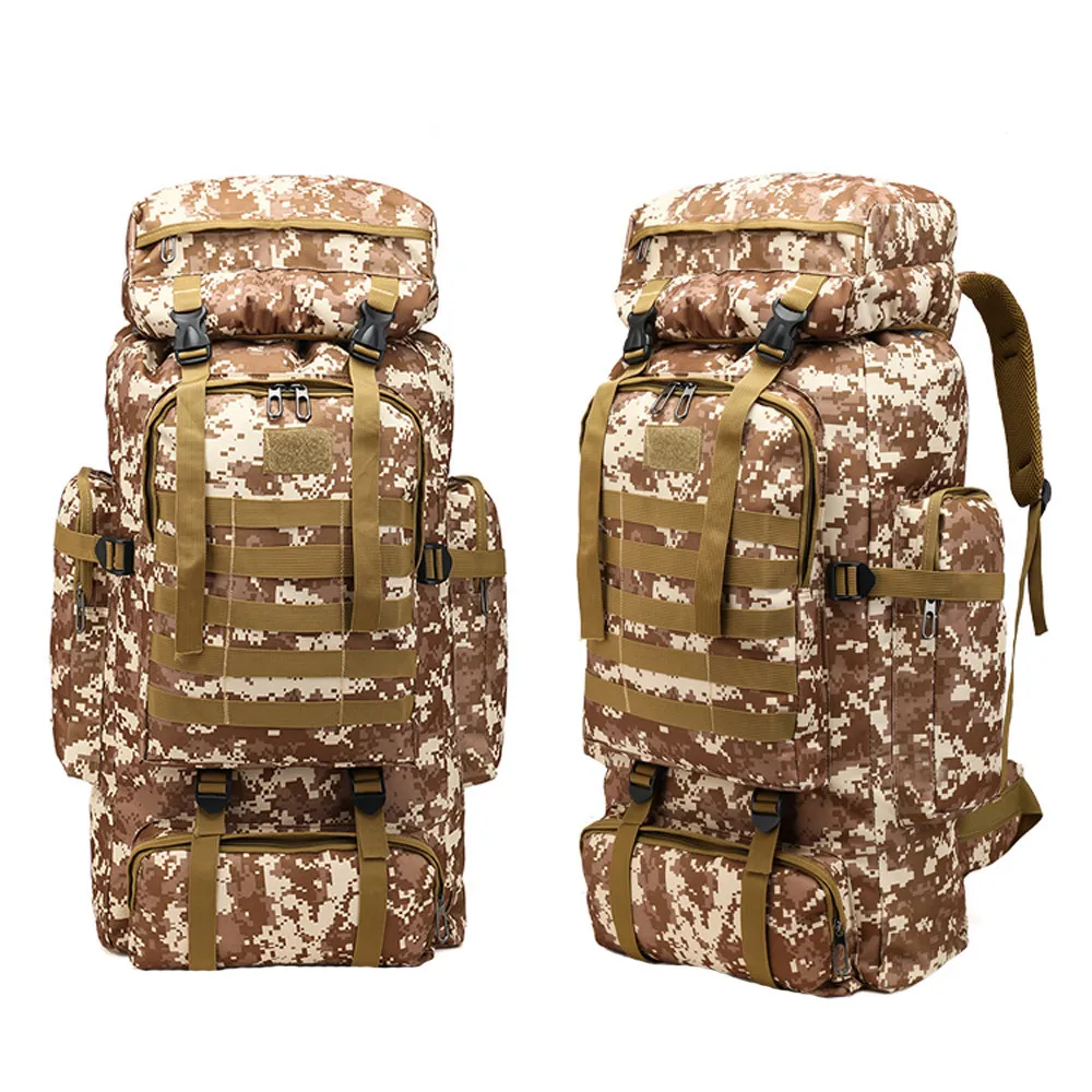 60L большая вместительность Военная тактическая рюкзак походные сумки альпинистские сумки рюкзак мужской походный рюкзак для путешествий#38 - Цвет: B