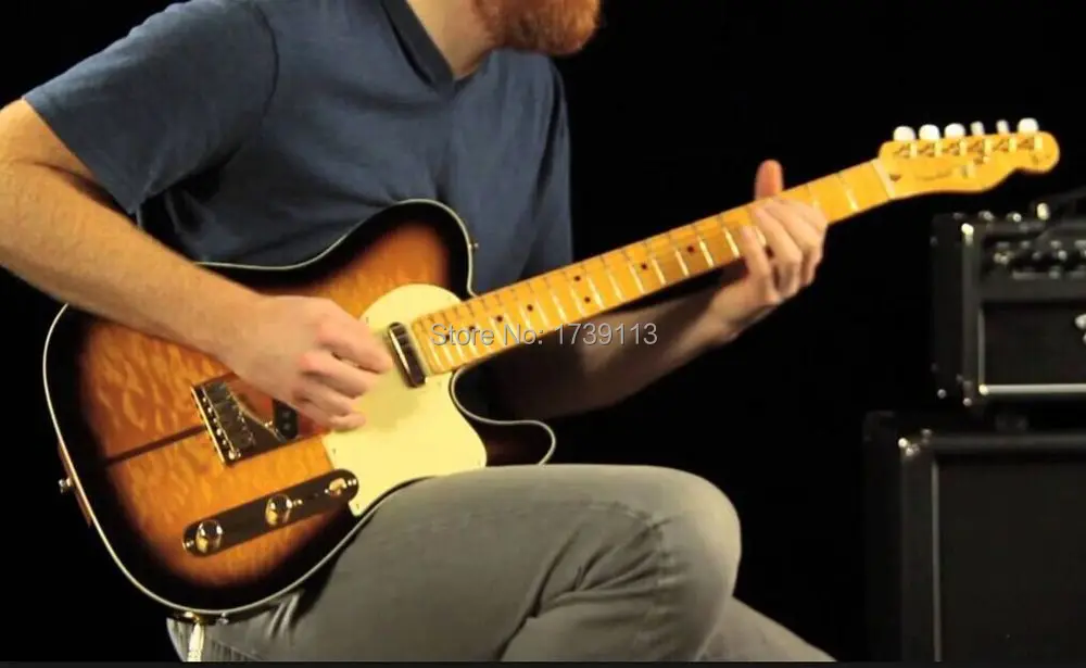 2018 Новый Хорошее качество Custom Shop TL Мерл Хаггард Подпись Tuff собака Электрогитары