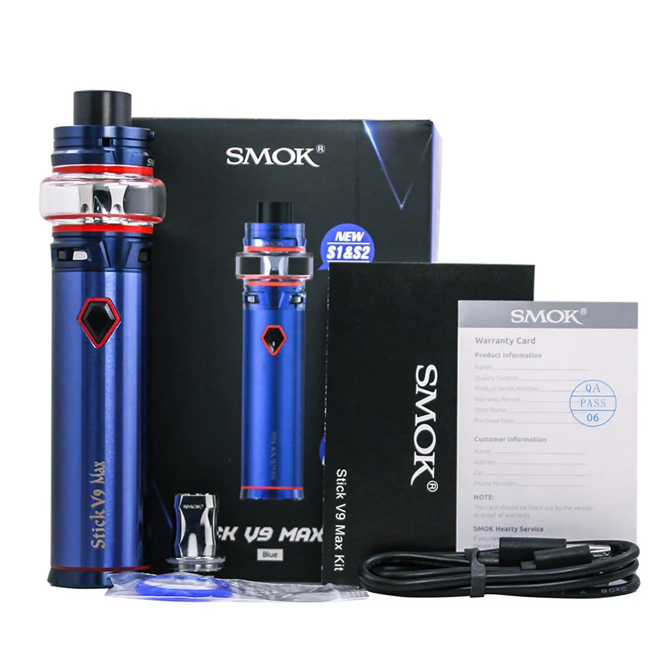 Набор для вейпа SMOK Stick V9 Max 4000 мАч 8 5 мл с катушкой S1 S2|Системы нагревания табака и