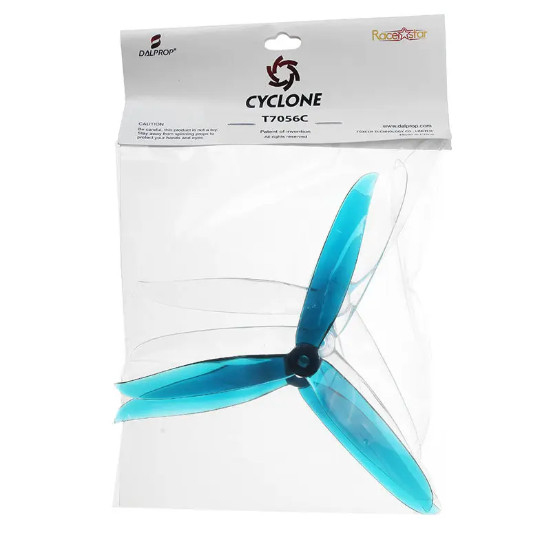 2 пары Dalprop Racerstar CYCLONE T7056C 7056 7x5 6x3 большой диапазон 3 лопастных пропеллеров для