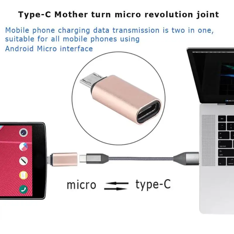 

Type-C USB-C 3.1 to Micro USB Female to Male Data Charging Cable Converter Adapter Connector for Samsung Xiaomi Huawei Promotion