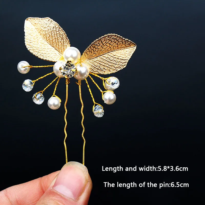 2018 New Hot Sale 1PC Unique Graceful The Bride Hollow Butterfly Flower Hairpin Clips women Wedding party Jewelry hairgrips
