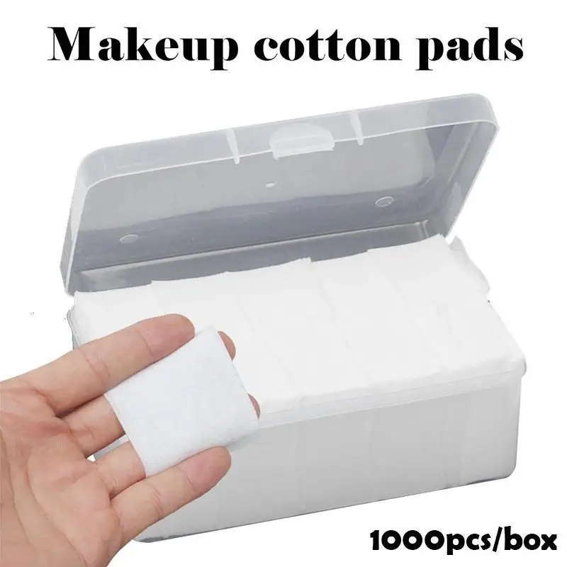1000PCS Cotton Remover Cotton Pad Facial Pads Make Up Cotton Cosmetic