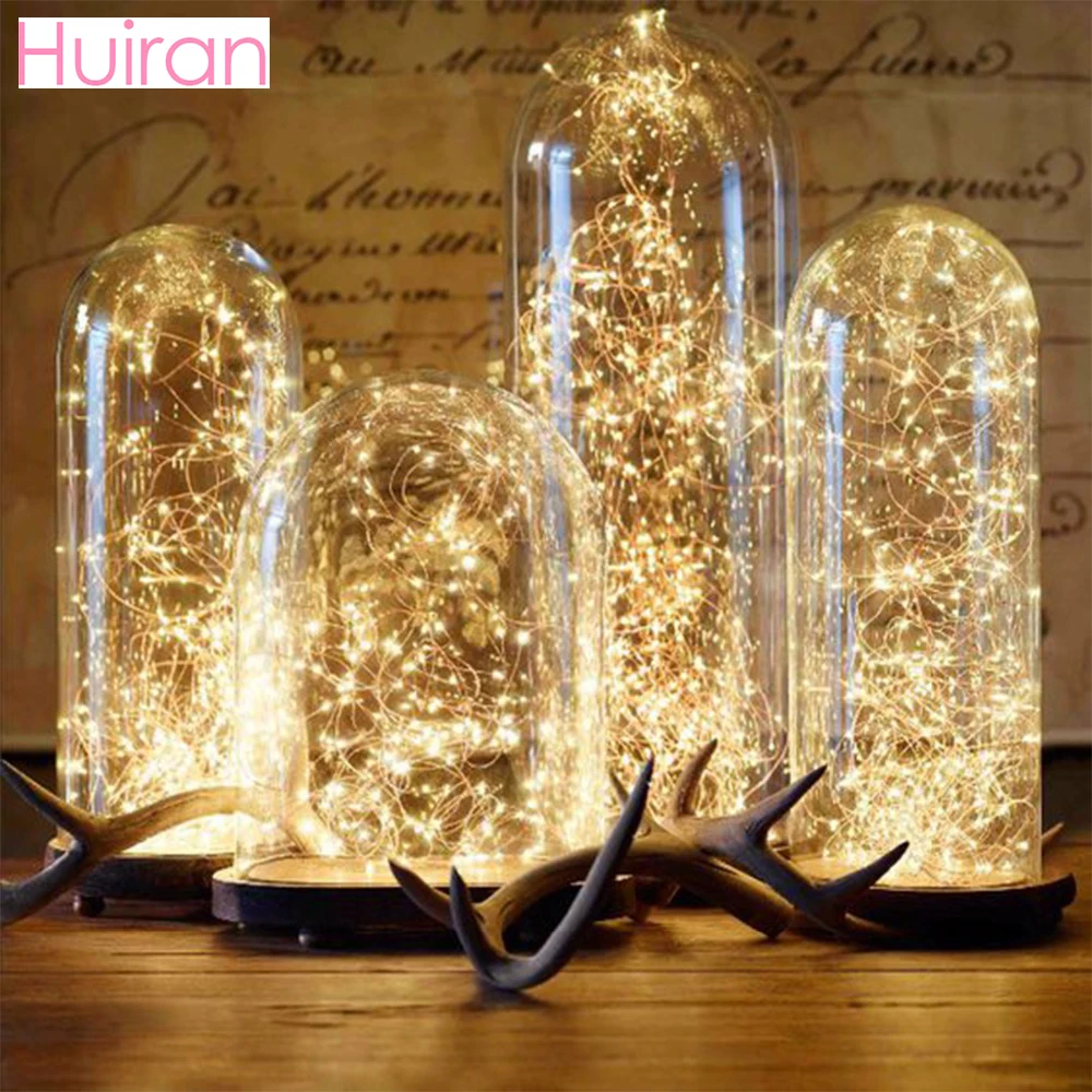 

HUIRAN Led String Light Decorative Led Lights Christmas Decor For Home Outdoor Christmas Party Decor Xmas Supplies 2018 New Year