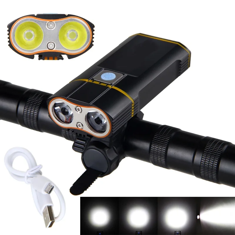 Clearance Rechargeable USB Bycicle Bike Light 8000Lm MTB Bike LED Flashlight USB Cycling Torch Light Cycling Accessories Fahrad Licht 1 Clearance Rechargeable USB Bycicle Bike Light 8000Lm MTB Bike LED Flashlight USB Cycling Torch Light Cycling Accessories Fahrad Licht 1