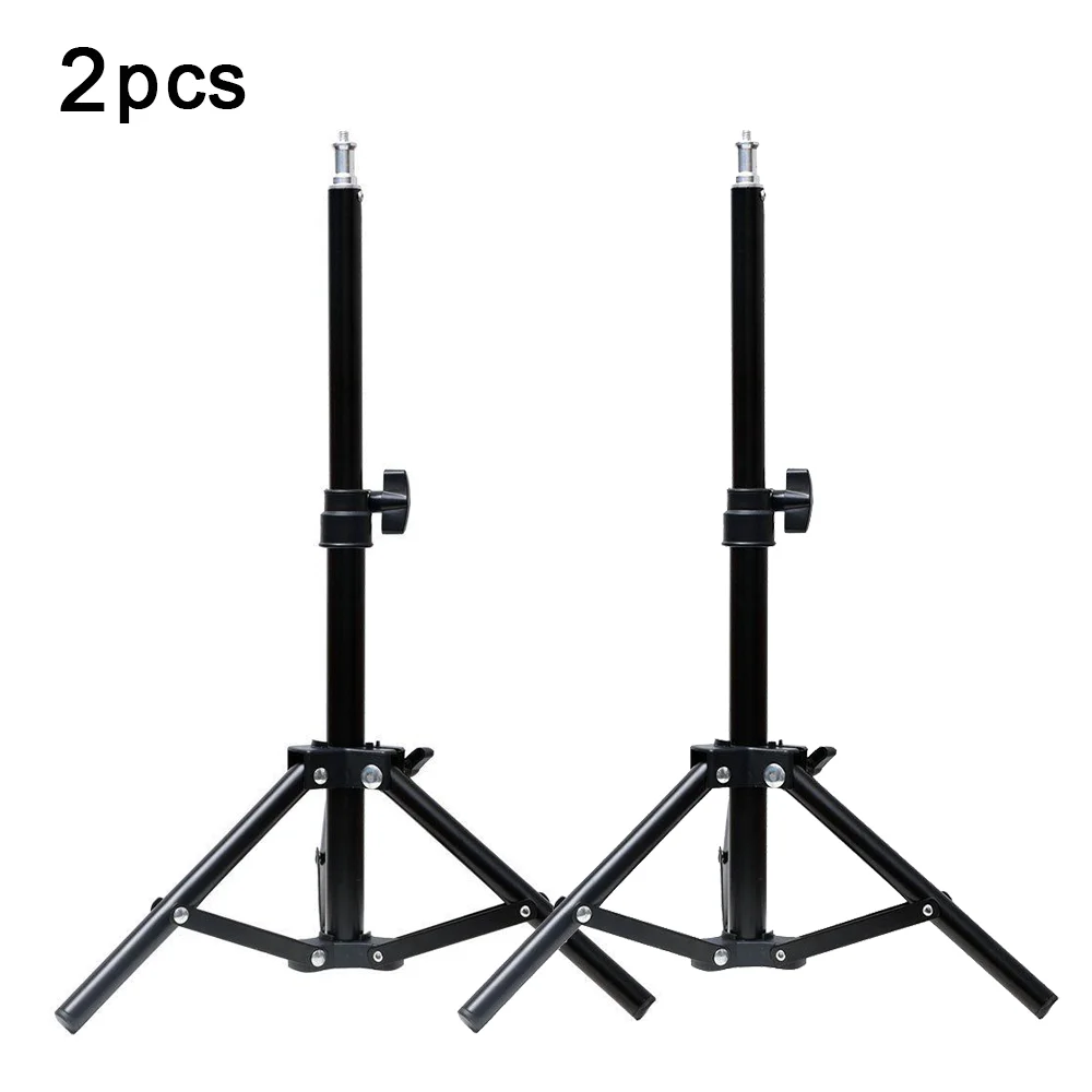 

A Pair of Table Top 49cm/19inch Collapsible Mini Light Stand Tripod for Studio Lighting Flash