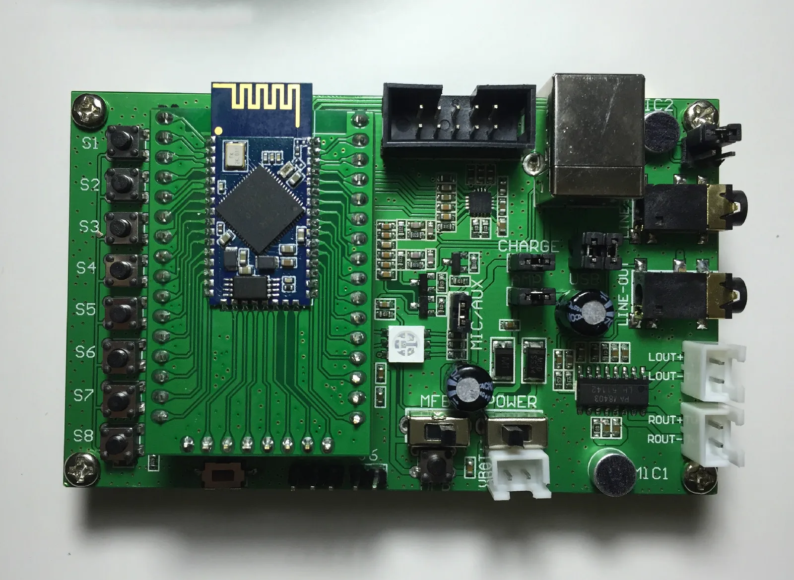 

8615 Bluetooth Development Board Bluetooth Simulator Board Bluetooth Demonstration Board Bluetooth Learning Board