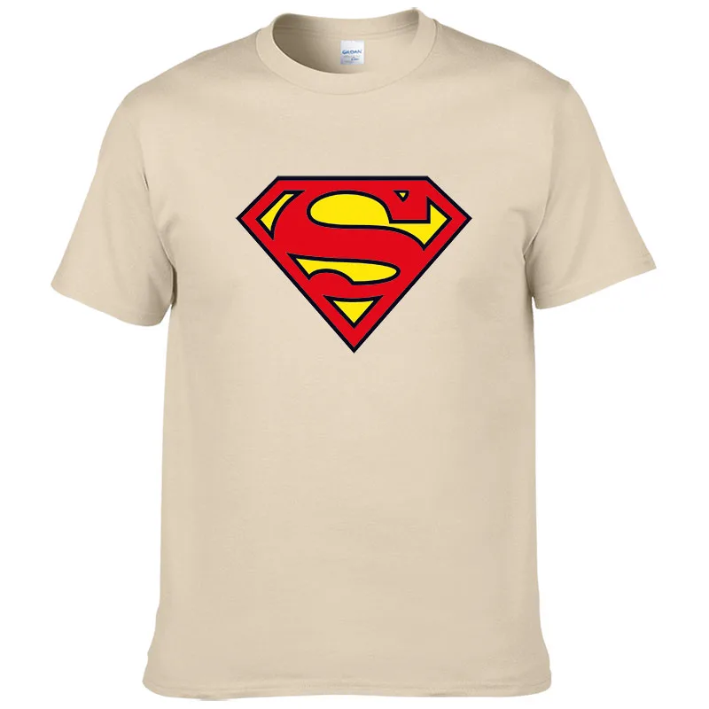 Модная мужская футболка Супермена, Летний стиль, короткий рукав, хлопок, повседневная брендовая футболка супергероя, крутые футболки#289