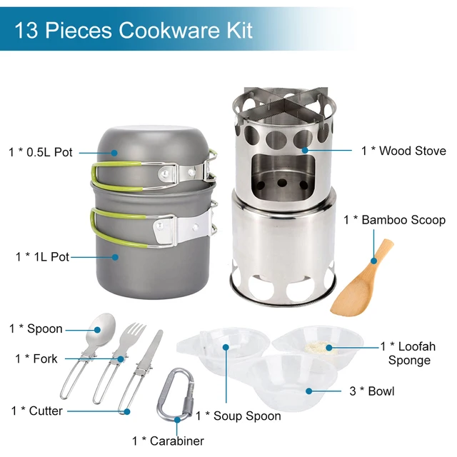 Stainless Steel Camping Cookware - Image 4