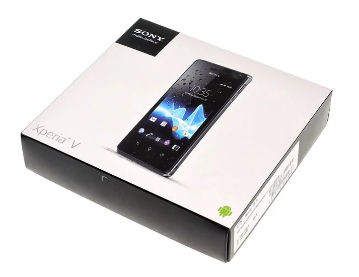 Lt25 оригинальный sony Xperia V Lt25i мобильный телефон Android Dual Core Оперативная память 1 г Встроенная память 8 ГБ 13 МП Камера разблокирована 3G Wi-Fi gps