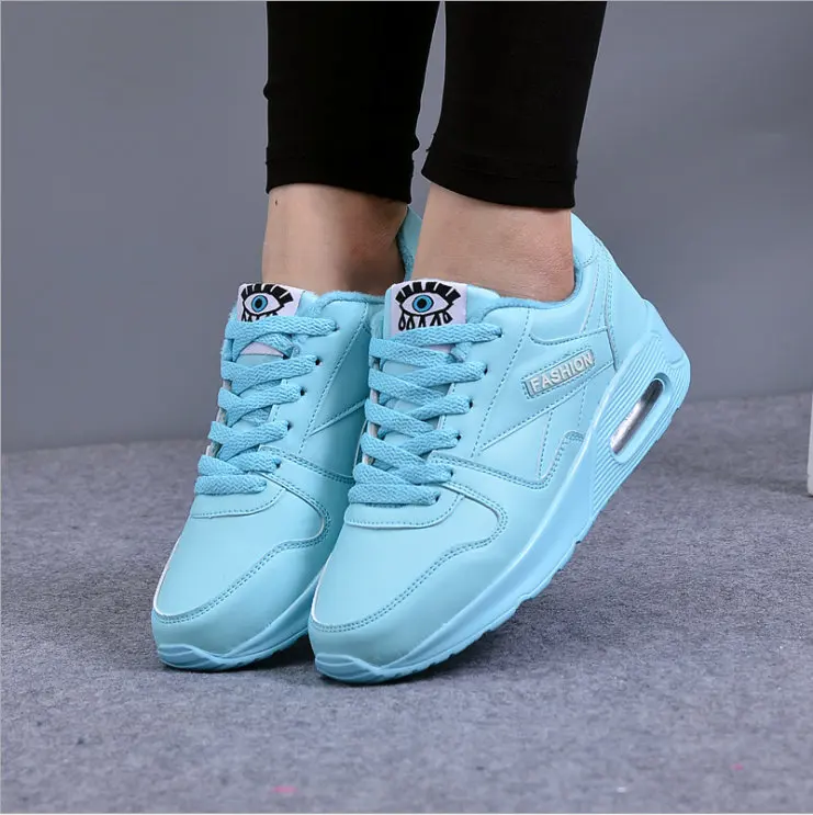 

Winter Women Sneakers White Pink Fur Warm Large Size Leather Women Shoes Platform Breathable Mesh Lace Up Women Casual Shoes