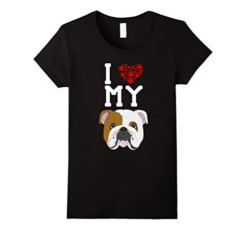 Offerte I Love My Cane Bulldog Inglese Amante Degli Animali
