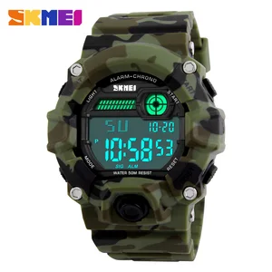 SKMEI S Shock Army Camouflage Watch Man Outdoor Military Watch Digital Watch LED Display Fashion Male Big Dial Sport Watch Men SKMEI S Shock Army Camouflage Watch Man Outdoor Military Watch Digital Watch LED Display Fashion Male Big Dial Sport Watch Men