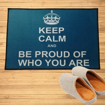 

Keep Calm Be Proud Of Who You Are Doormat Entrance Welcome Mat Hallway Doorway Bathroom Bedroom Kitchen Rugs Floor Mats Carpet