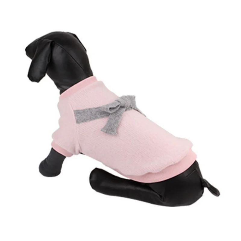 Для домашних любимцев собак Зимний Мягкий Одежда с задним узлом удобная и дышащая одежда для собак