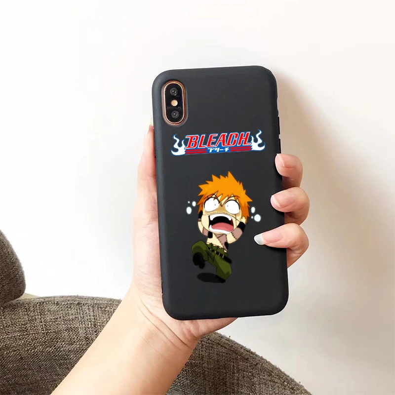 Bleach Kurosaki Ichigo аниме мягкий силиконовый карамельный цвет чехол для телефона для iPhone X XR XS MAX 6 7 8 plus 6s TPU - Цвет: H-5666