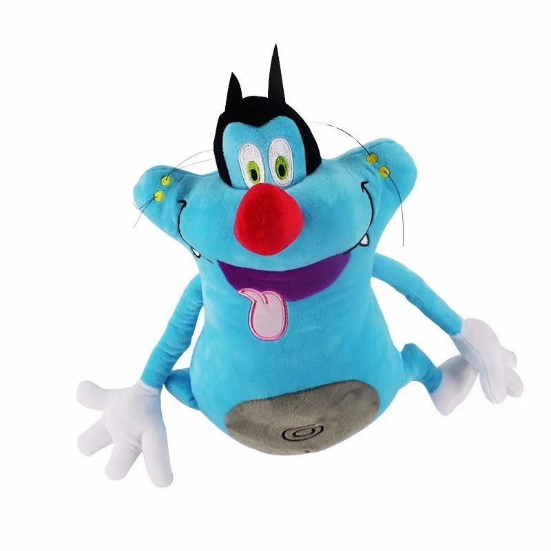 36 см Oggy и тараканы французская мультяшная плюшевая полная кошка мягкая кукла