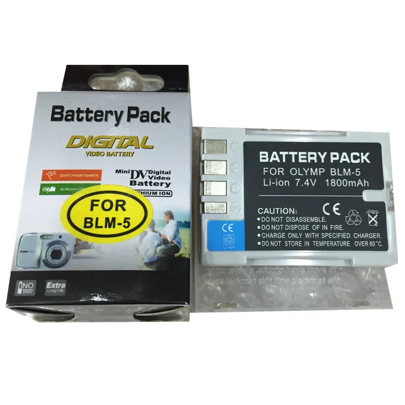 BLM 5 BLM5 lithium batteries BLM1 Digital camera battery For OLYMPUS E1