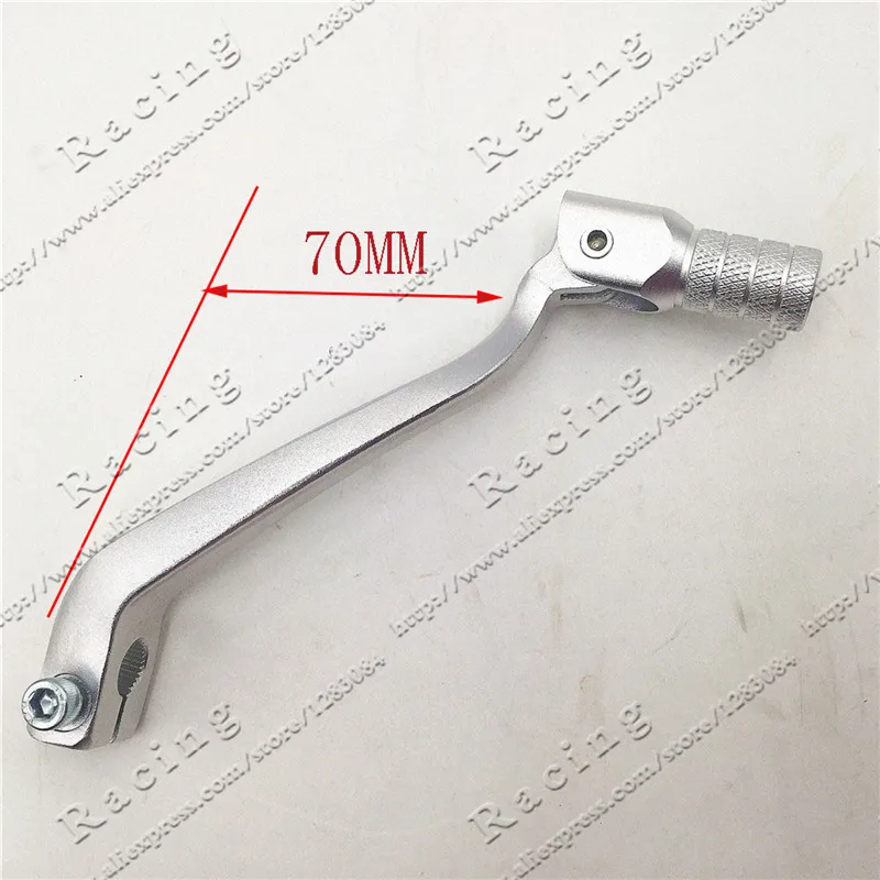 Motorcycle CNC Folding Aluminum Gear Shift Lever Gear Shift Lever Fit Motorcycle ATV Dirt Bike Pit Bikes Kayo