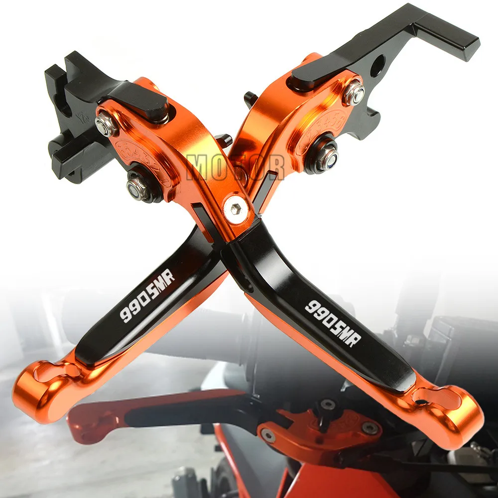 

CNC Aluminum Motorcycle Adjustable Folding Extendable Brake Clutch Levers For KTM 990SMR/990SMT 2009-2013 Motor Fold 990 SMR/SMT