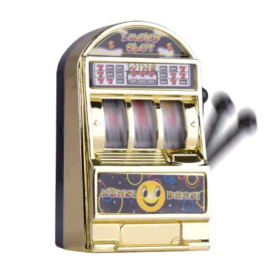 1pc Lucky Jackpot Mini Slot Machine Antistress Educational Toys for Children Games Birthday Gifts Kids Safe Machine Bank Replica 2