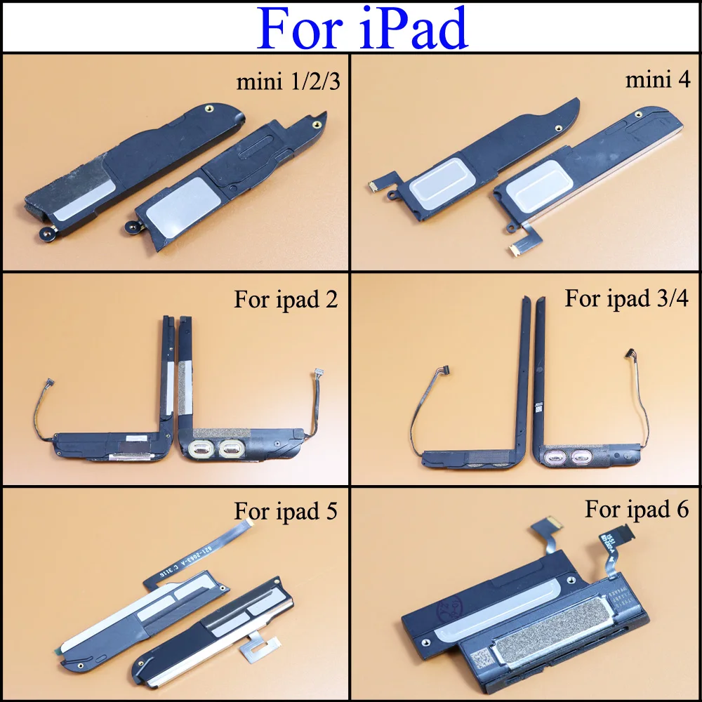 

YuXi Loud Speaker Buzzer Ringer Flex Cable Replacement Part For iPad mini 1 2 3 4 Loudspeaker for Apple iPad 2 3 4 5 6