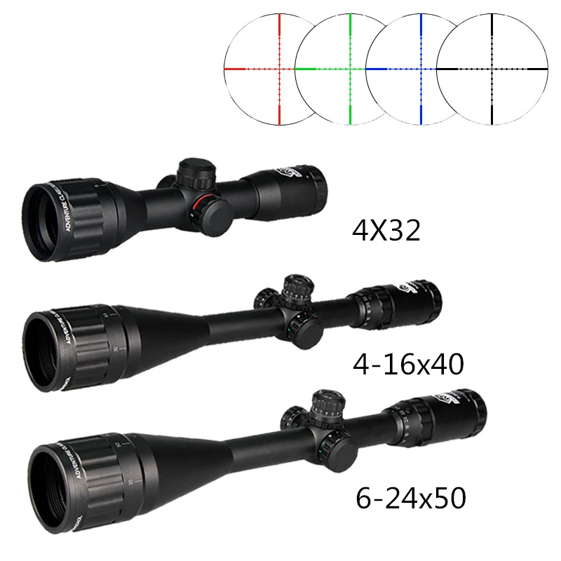 Canis Latrans 4X32 прицел для винтовки Mil Dot страйкбол пистолет тактический прицел оптический прицел 4-16X40 прицел для винтовки 6-24x50 прицелы